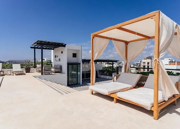 Cerca De La Playa - Roof Con Alberca- Depto Moderno! * Playa del Carmen