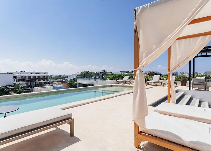 Сasa de vacaciones Cerca De La Playa - Roof Con Alberca- Depto Moderno!